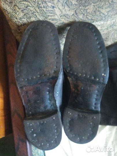 Яловые сапоги из натуральной кожи, размер 43