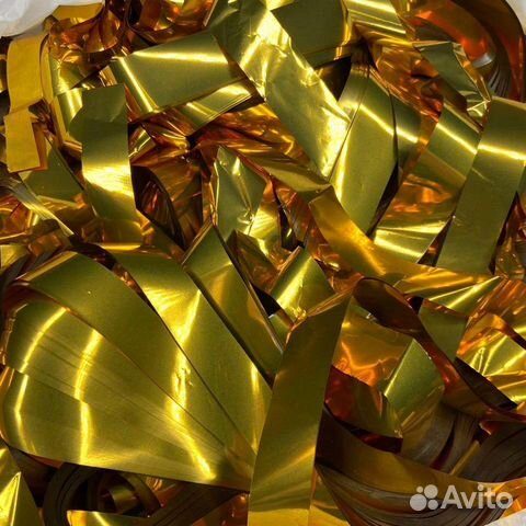 Золотая бумага для бумажного шоу