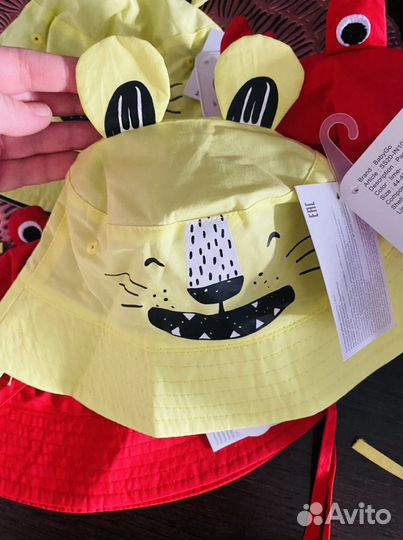 Р.44/46,46/48 Панамки новые с ушками