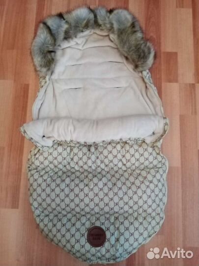 Зимний конверт в коляску