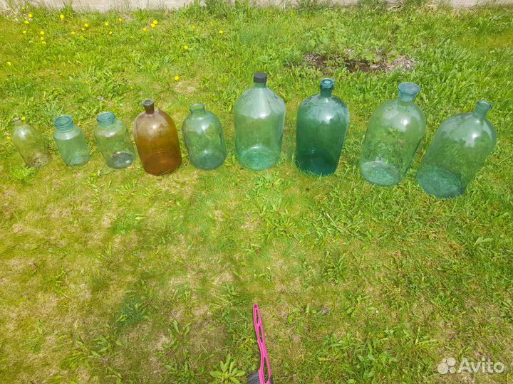 Стеклянные бутыли