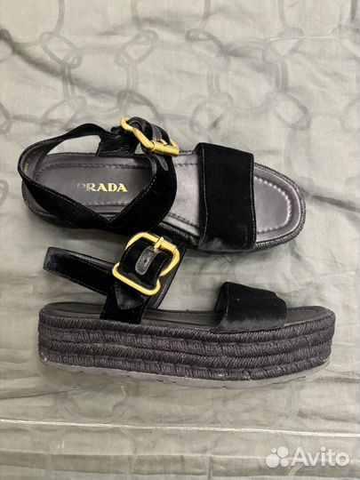 Женские сандалии prada