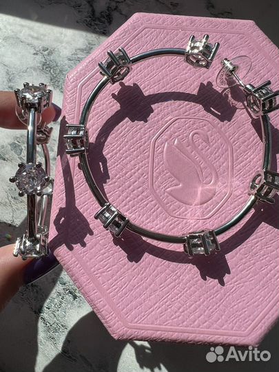 Swarovski серьги кольца Constella новые