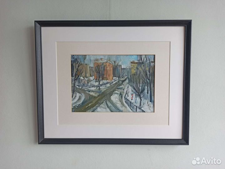 Картина городской пейзаж 