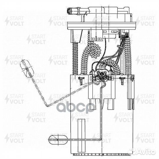 Бензонасос в сборе toyota avensis 03- 2.4I SFM1917