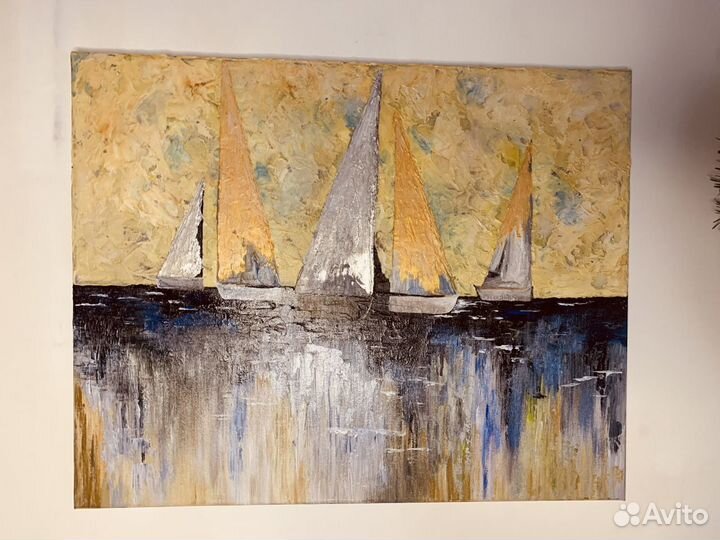 Картина акрилом на холсте