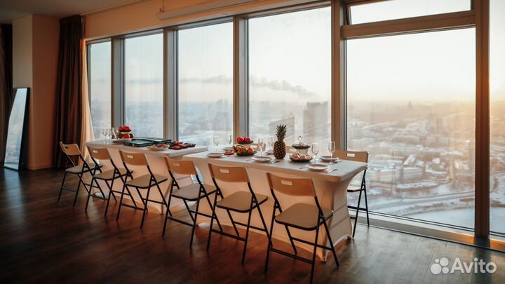 Аренда лофта на 67 этаже Москва-Сити