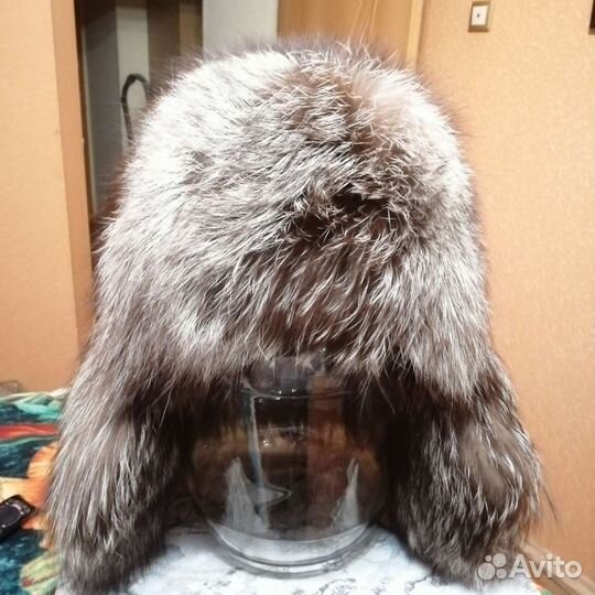 Шапка женская из чернобурки