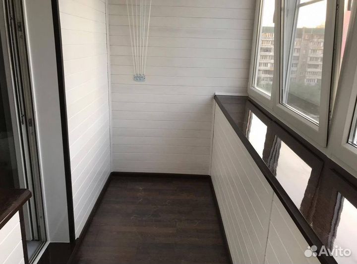 Пластиковый балкон с установкой