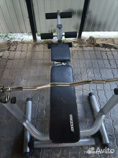 Штанга гриф блины скамья