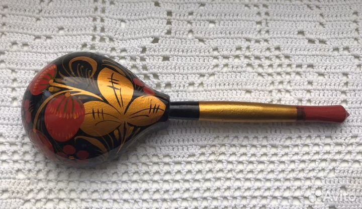 Ложка новая, хохлома, СССР