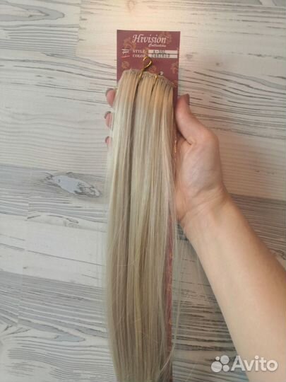 Пряди на заколках для загущения