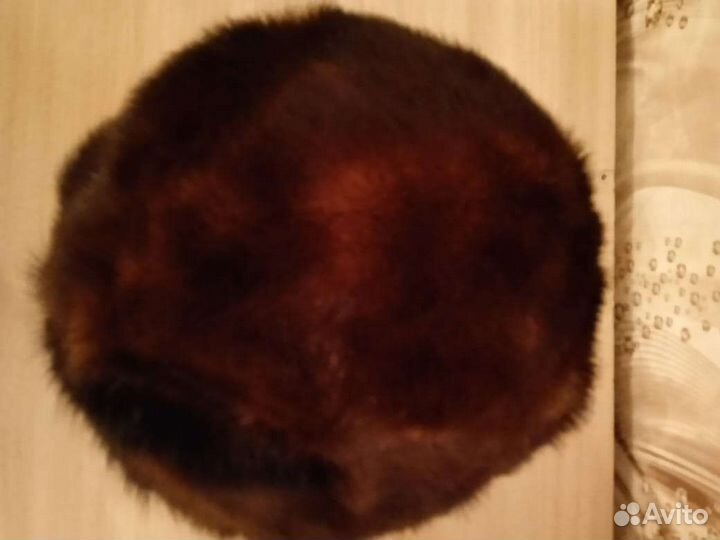 Шапка шляпа норковая, женская