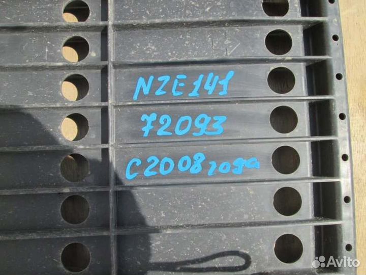 Защита бампера Toyota Corolla Fielder NZE141