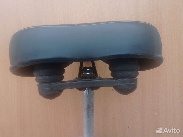 Сиденье на велосипед широкое мягкое