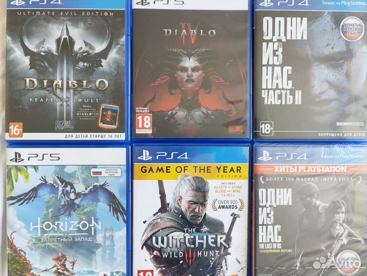 Продаю игры PS4,PS5