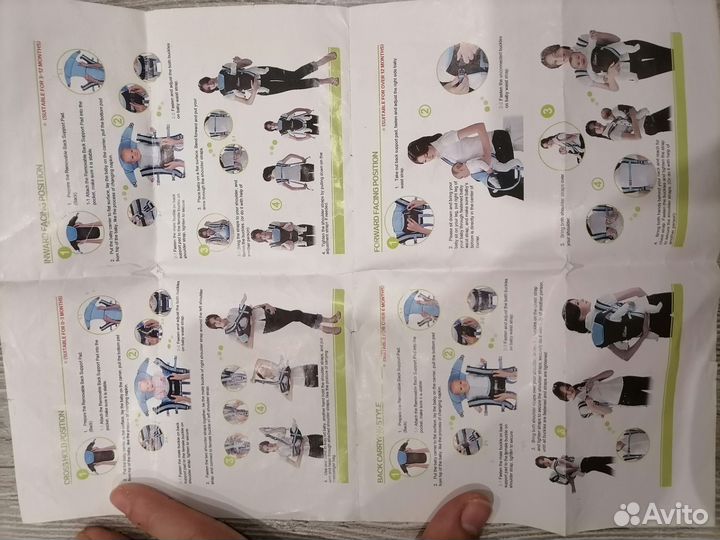 Рюкзак переноска кенгуру для новорожденных