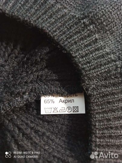 Кепка с шарфом