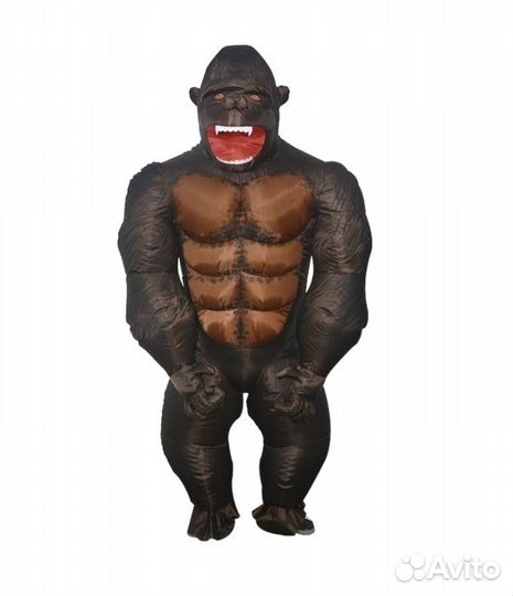 Надувной костюм гориллы аренда