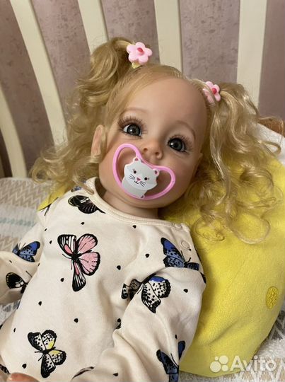 Кукла, Реборн, 56 см, можно купать
