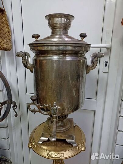 Самовар на дровах старинный.10 л