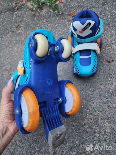 Роликовые коньки детские раздвижные Reaction