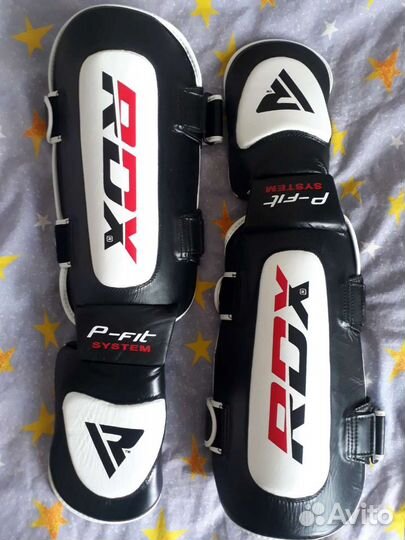 Защита голени RDX натутальная кожа