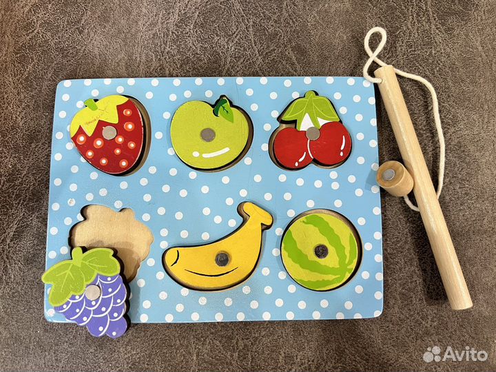 Деревянные игрушки, пазлы