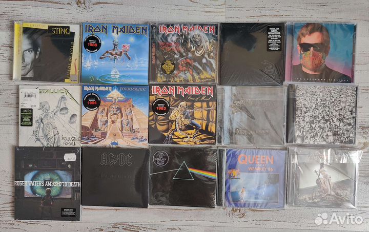 Cd диски фирменные, новые