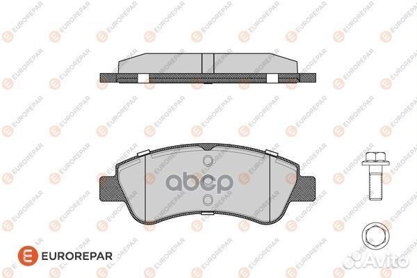 Колодки тормозные дисковые 1617282980 eurorepar