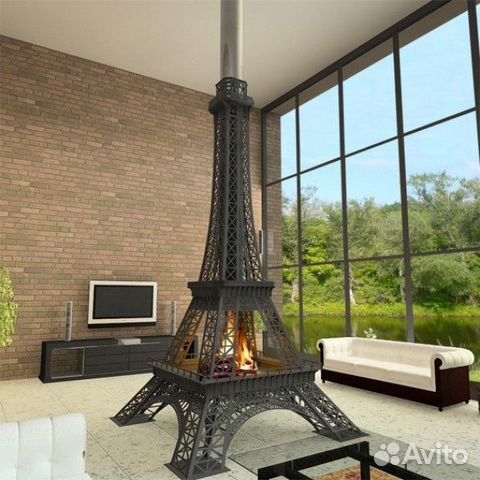 Камин Эйфелева башня