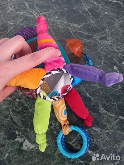 Игрушки развивающие осьминог слон lamaze tiny love