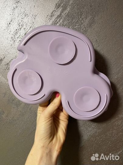 Силиконовая тарелка детская