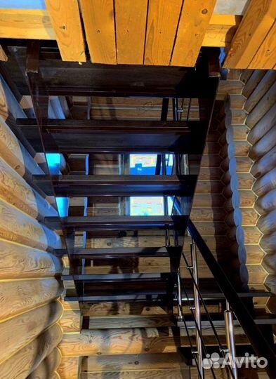 Лестницы на металлокаркасе