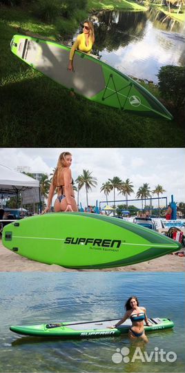 SUP board надувной surfren 365i (двухслойная) 12.0