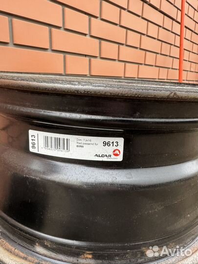 16 alcar stahlrad BMW 7.0/5x120x72.5/40