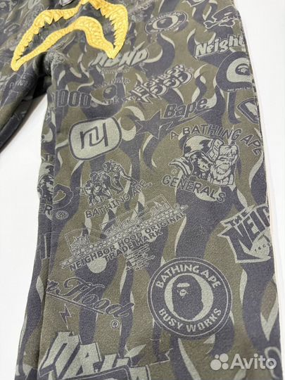 Bape neighborhood штаны