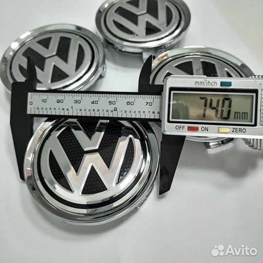 4шт Комплект колпаков Volkswagen 75мм в диски MB