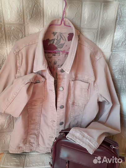 Джинсовая женская куртка 3D Denim двусторонняя