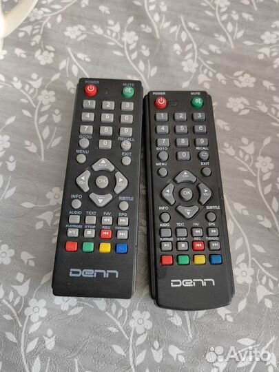 Пульт для тв приставки denn, barton