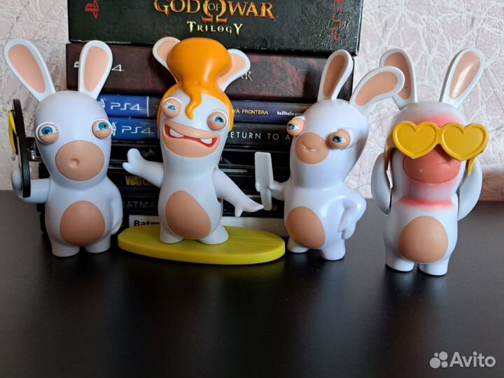 Фигурки из игры rabbids