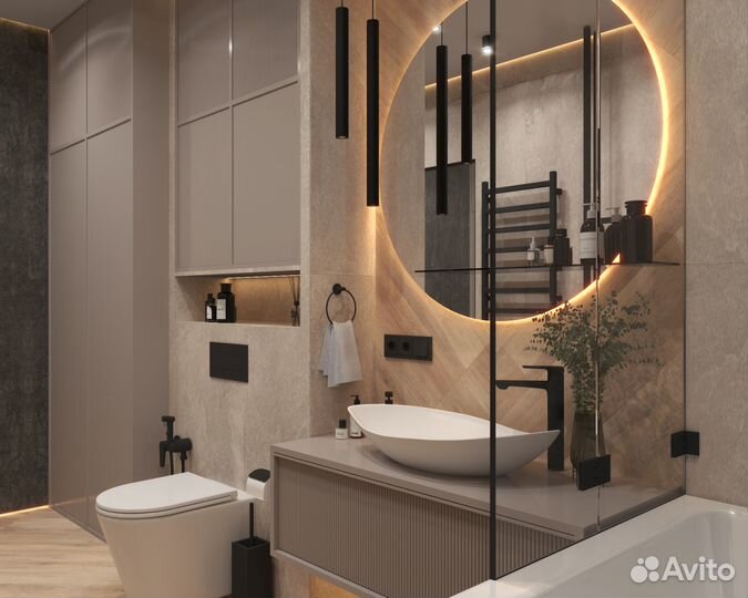 3D визуализация интерьера, визуализация