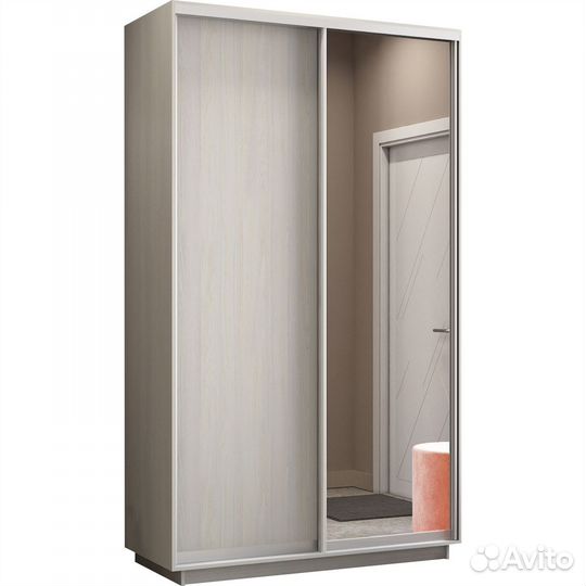 Шкаф-купе Версаль 140-240-45, анкор св., зерк+лдсп