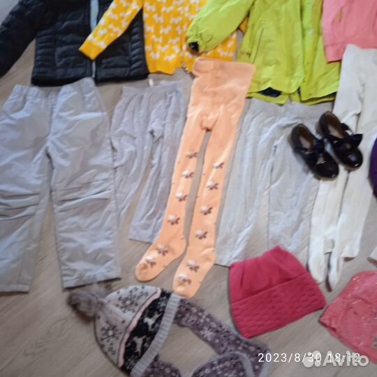Пакет одежды 28 штук для девочки 104-128