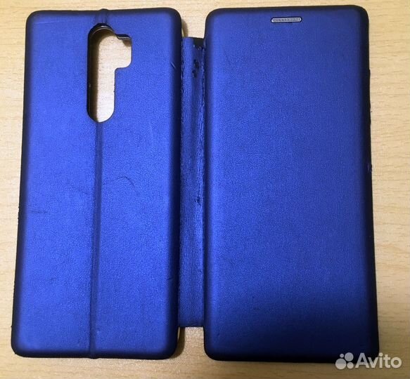 Чехол книжка для Xiaomi Redmi Note8 Pro синий
