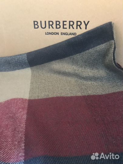 Шарф мужской burberry шерсть бамбук