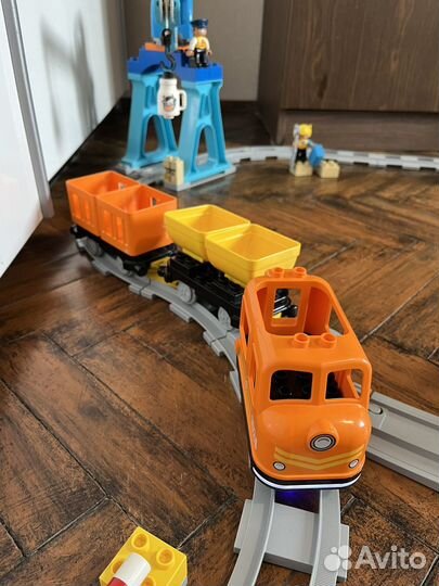 Lego duplo железная дорога поезд