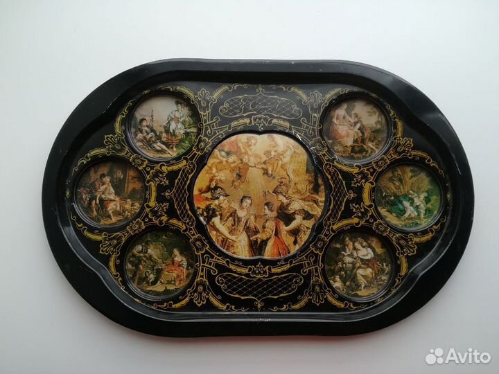 Декоративный поднос СССР 2 шт