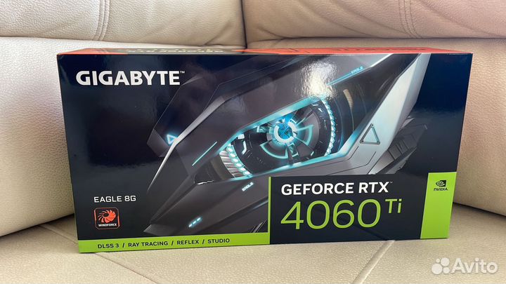 Видеокарта Gigabyte GeForce RTX 4060 Ti eagle 8 гб