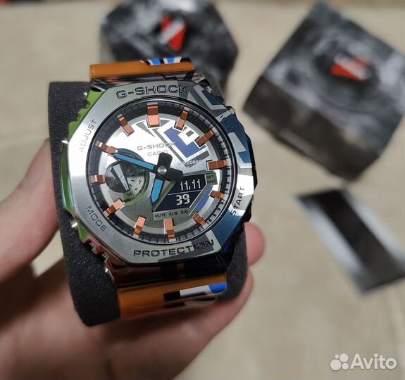 Новые часы Casio G-shock GM-2100SS-1A Оригинал